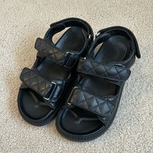 Tony Bianco Hiranni Black Sheep Nappa Sandals